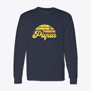 Piqua Kansas Sublime Sunset Classic Long Sleeve T-Shirt