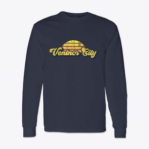 Ventnor City New Jersey Sublime Sunset Classic Long Sleeve T-Shirt