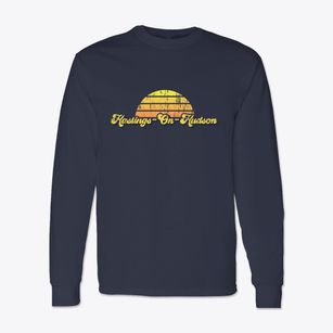 Hastings-on-hudson New York Sublime Sunset Classic Long Sleeve T-Shirt