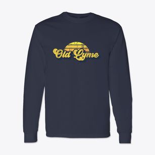 Old Lyme Connecticut Sublime Sunset Classic Long Sleeve T-Shirt