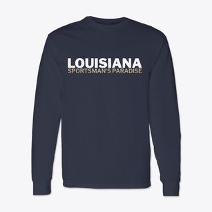  Louisiana White and Gold Classic Long Sleeve T-Shirt