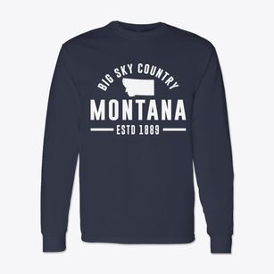  Montana Motto Classic Long Sleeve T-Shirt