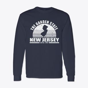  New Jersey Sunset Classic Long Sleeve T-Shirt