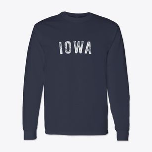 Iowa Louisiana Timeless Retro Classic Long Sleeve T-Shirt