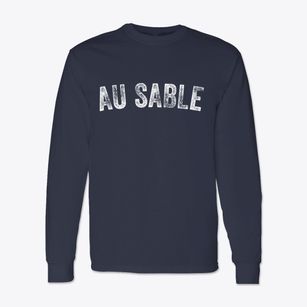 Au Sable New York Timeless Retro Classic Long Sleeve T-Shirt