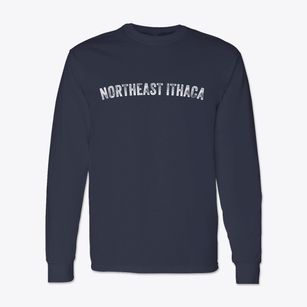 Northeast Ithaca New York Timeless Retro Classic Long Sleeve T-Shirt