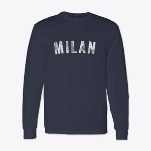 Milan New York Timeless Retro Classic Long Sleeve T-Shirt