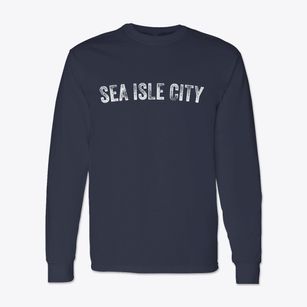 Sea Isle City New Jersey Timeless Retro Classic Long Sleeve T-Shirt