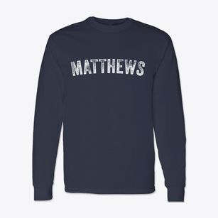 Matthews North Carolina Timeless Retro Classic Long Sleeve T-Shirt