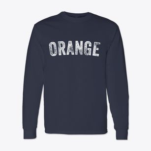 Orange California Timeless Retro Classic Long Sleeve T-Shirt