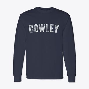 Cowley Wyoming Timeless Retro Classic Long Sleeve T-Shirt