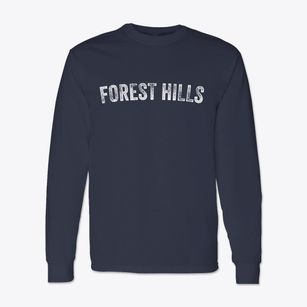 Forest Hills North Carolina Timeless Retro Classic Long Sleeve T-Shirt