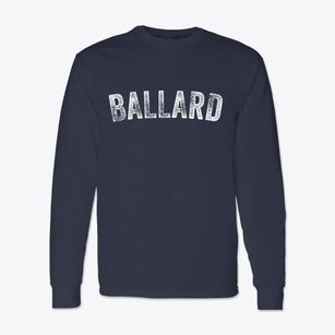Ballard California Timeless Retro Classic Long Sleeve T-Shirt