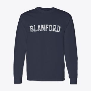 Blanford Indiana Timeless Retro Classic Long Sleeve T-Shirt