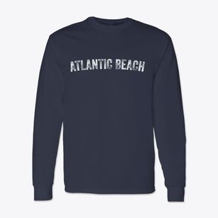 Atlantic Beach Florida Timeless Retro Classic Long Sleeve T-Shirt