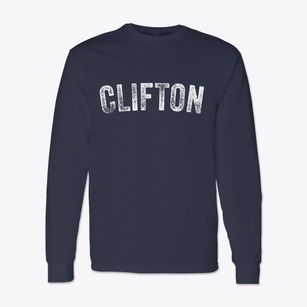 Clifton New Jersey Timeless Retro Classic Long Sleeve T-Shirt