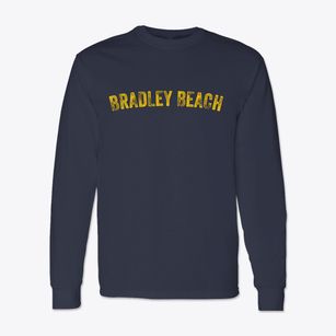 Bradley Beach New Jersey Timeless Retro Classic Long Sleeve T-Shirt