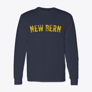 New Bern North Carolina Timeless Retro Classic Long Sleeve T-Shirt