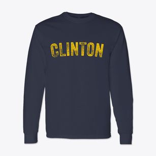Clinton Iowa Timeless Retro Classic Long Sleeve T-Shirt