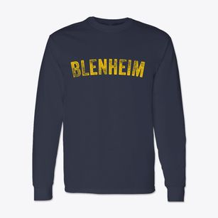 Blenheim New York Timeless Retro Classic Long Sleeve T-Shirt