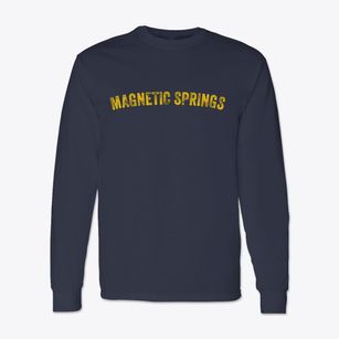 Magnetic Springs Ohio Timeless Retro Classic Long Sleeve T-Shirt