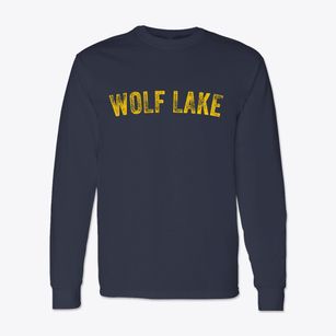 Wolf Lake Minnesota Timeless Retro Classic Long Sleeve T-Shirt
