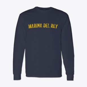 Marina Del Rey California Timeless Retro Classic Long Sleeve T-Shirt