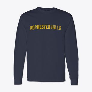 Rochester Hills Michigan Timeless Retro Classic Long Sleeve T-Shirt