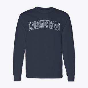 Lake Mohegan New York Trendy Block Classic Long Sleeve T-Shirt