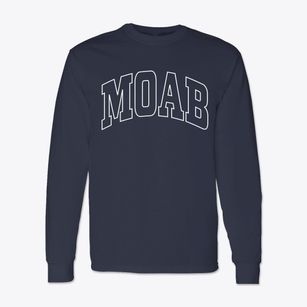 Moab Utah Trendy Block Classic Long Sleeve T-Shirt