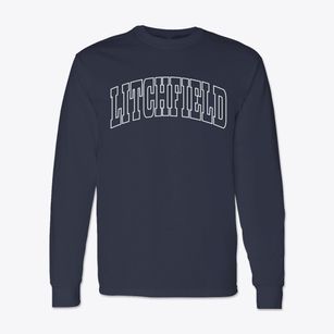 Litchfield Maine Trendy Block Classic Long Sleeve T-Shirt