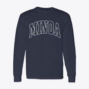 Minoa New York Trendy Block Classic Long Sleeve T-Shirt