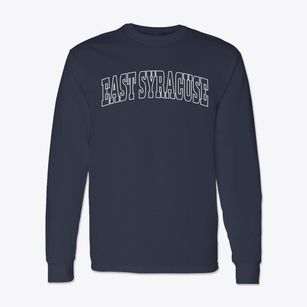 East Syracuse New York Trendy Block Classic Long Sleeve T-Shirt