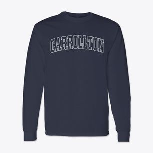 Carrollton Illinois Trendy Block Classic Long Sleeve T-Shirt
