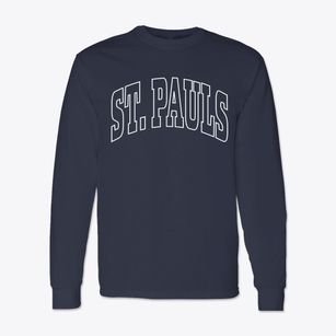 St. Pauls North Carolina Trendy Block Classic Long Sleeve T-Shirt