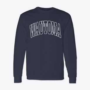 Wautoma Wisconsin Trendy Block Classic Long Sleeve T-Shirt