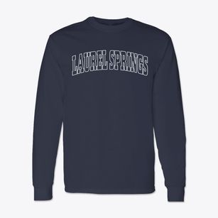 Laurel Springs New Jersey Trendy Block Classic Long Sleeve T-Shirt