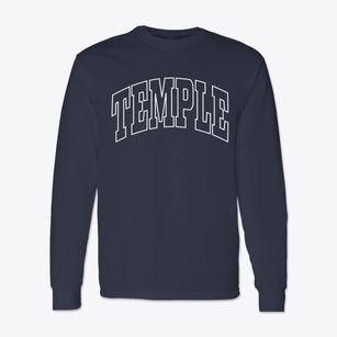 Temple Pennsylvania Trendy Block Classic Long Sleeve T-Shirt