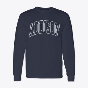Addison Vermont Trendy Block Classic Long Sleeve T-Shirt