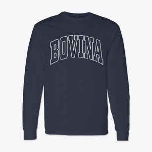Bovina Wisconsin Trendy Block Classic Long Sleeve T-Shirt