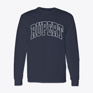 Rupert West Virginia Trendy Block Classic Long Sleeve T-Shirt