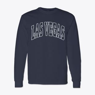 Las Vegas Nevada Trendy Block Classic Long Sleeve T-Shirt