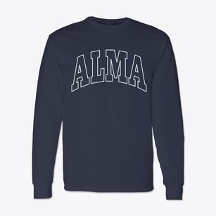 Alma New York Trendy Block Classic Long Sleeve T-Shirt