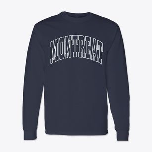 Montreat North Carolina Trendy Block Classic Long Sleeve T-Shirt