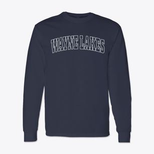 Wayne Lakes Ohio Trendy Block Classic Long Sleeve T-Shirt