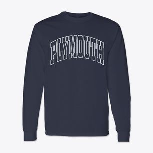 Plymouth Iowa Trendy Block Classic Long Sleeve T-Shirt