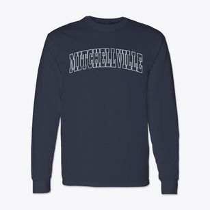 Mitchellville Tennessee Trendy Block Classic Long Sleeve T-Shirt