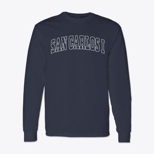 San Carlos I Texas Trendy Block Classic Long Sleeve T-Shirt