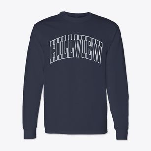 Hillview Illinois Trendy Block Classic Long Sleeve T-Shirt