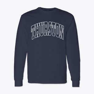 Thurston Nebraska Trendy Block Classic Long Sleeve T-Shirt